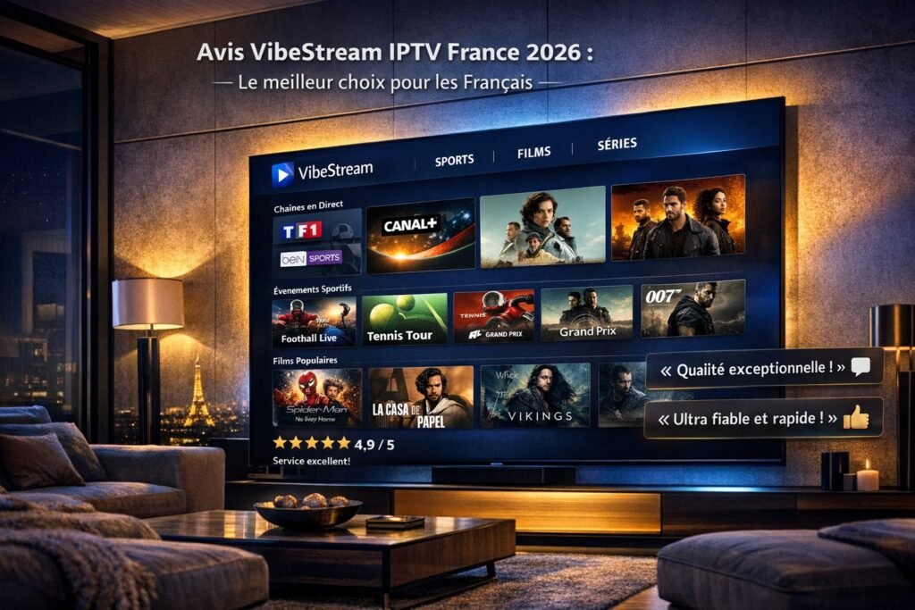 Avis Vibestream IPTV France 2026 – Meilleur choix pour les Français