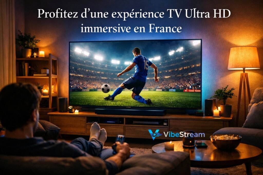 IPTV 4K en France : Regarder la Télé en Ultra HD avec Vibestream