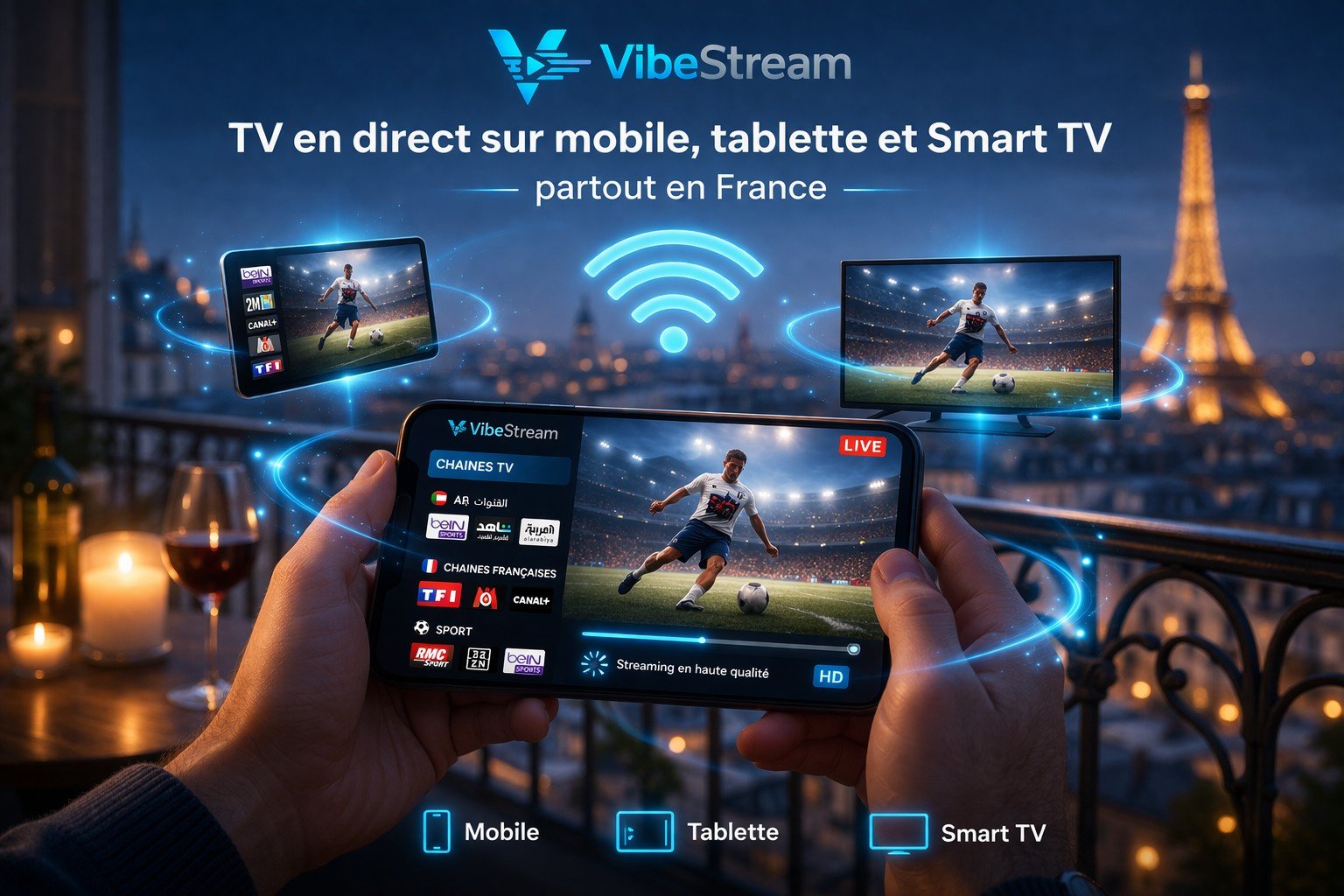 Chaînes arabes et francophones en France IPTV 2M MBC 2026