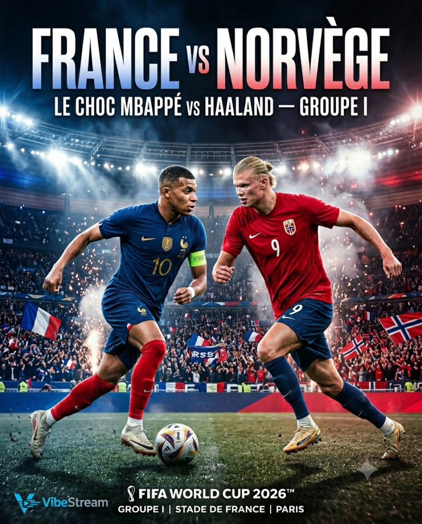 France Norvege Coupe du Monde 2026 Groupe I Mbappe Haaland