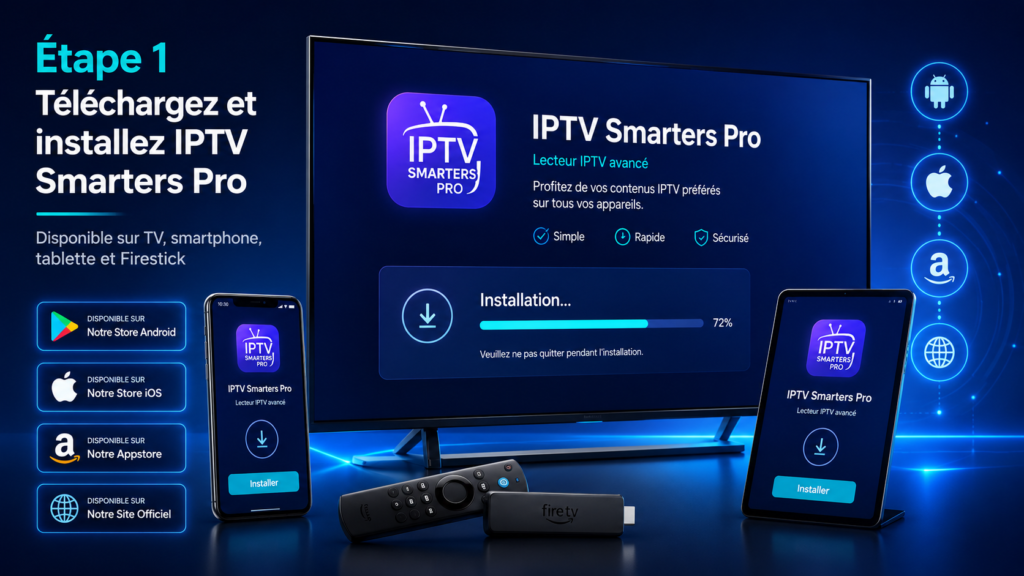 installez IPTV Smarters Pro